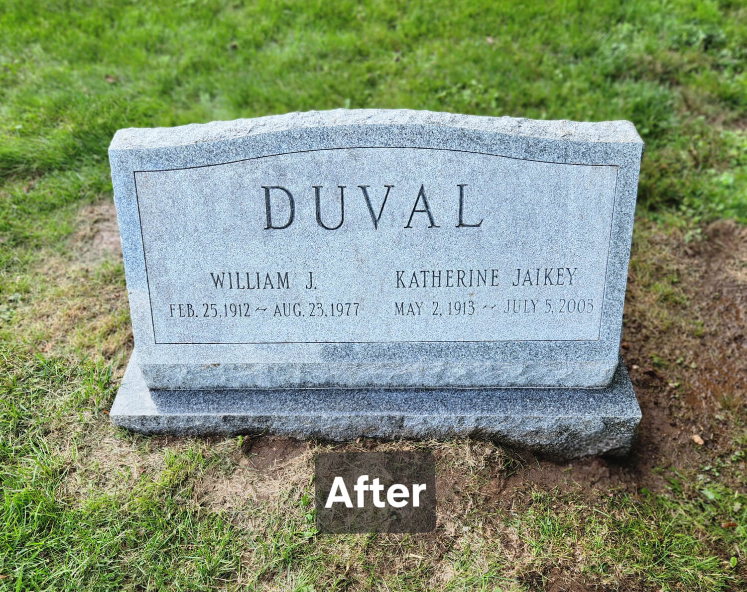 Small Headstone After